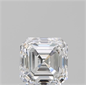 Natural Diamond 1.01 Carats, Asscher with  Cut, D Color, VS1 Clarity and Certified by GIA