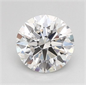 Lab Grown Diamond 1.02 Carats, Round with Ideal Cut, D Color, VVS2 Clarity and Certified by IGI