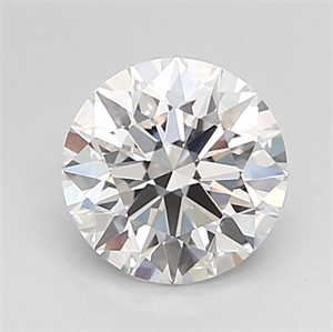 Picture of Lab Grown Diamond 1.02 Carats, Round with Ideal Cut, D Color, VVS2 Clarity and Certified by IGI