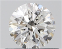 Diamante Natural 0.50 quilates, Redondo , Color G, claridad VVS1 y certificado GIA