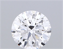 Lab Grown Diamond 1.61 Carats, Round with Ideal Cut, D Color, SI1 Clarity and Certified by IGI