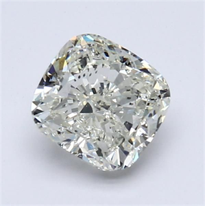 Picture of Natural Diamond 1.20 Carats, Cushion with  Cut, L Color, SI2 Clarity and Certified by GIA