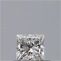 Natural Diamond 0.27 Carats, Princess with  Cut, E Color, VVS1 Clarity and Certified by GIA