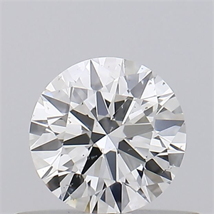 Picture of Natural Diamond 0.40 Carats, Round with Excellent Cut, I Color, SI2 Clarity and Certified by GIA