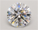 Lab Grown Diamond 3.53 Carats, Round with Ideal Cut, E Color, VVS1 Clarity and Certified by IGI