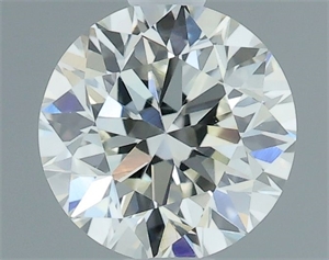 Picture of Natural Diamond 0.67 Carats, Round with Very Good Cut, I Color, VVS1 Clarity and Certified by IGI