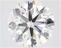 Lab Grown Diamond 3.83 Carats, Round with Ideal Cut, G Color, VS1 Clarity and Certified by IGI