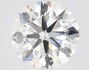 Picture of Lab Grown Diamond 3.83 Carats, Round with Ideal Cut, G Color, VS1 Clarity and Certified by IGI