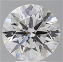 Lab Grown Diamond 5.04 Carats, Round with Ideal Cut, F Color, VVS2 Clarity and Certified by IGI