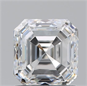 Natural Diamond 1.51 Carats, Asscher with  Cut, D Color, VVS2 Clarity and Certified by GIA