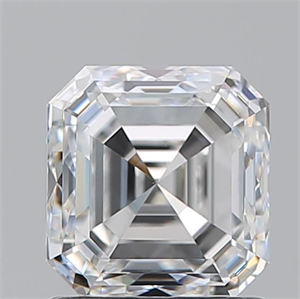 Picture of Natural Diamond 1.51 Carats, Asscher with  Cut, D Color, VVS2 Clarity and Certified by GIA