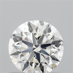 Picture of Natural Diamond 0.55 Carats, Round with Excellent Cut, G Color, VS1 Clarity and Certified by IGI