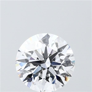 Picture of Lab Grown Diamond 2.00 Carats, Round with Excellent Cut, D Color, VVS2 Clarity and Certified by IGI