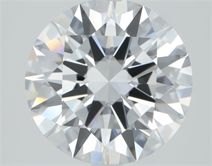Picture of Lab Grown Diamond 1.02 Carats, Round with Ideal Cut, D Color, VVS2 Clarity and Certified by IGI
