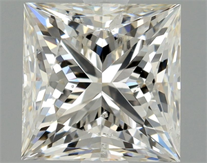 Picture of Natural Diamond 1.30 Carats, Princess with  Cut, H Color, SI2 Clarity and Certified by HRD