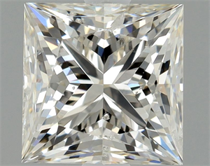 Picture of Natural Diamond 1.30 Carats, Princess with  Cut, H Color, SI2 Clarity and Certified by HRD