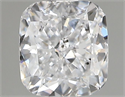 Natural Diamond 0.60 Carats, Cushion with  Cut, D Color, SI2 Clarity and Certified by GIA