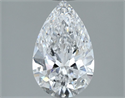 Natural Diamond 1.50 Carats, Pear with  Cut, D Color, FL Clarity and Certified by GIA