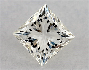 Foto Diamante Natural 0.71 quilates, Princesa , Color L, claridad VS1 y certificado GIA de