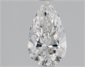 Natural Diamond 0.71 Carats, Pear with  Cut, D Color, IF Clarity and Certified by GIA