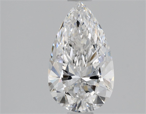 Picture of Natural Diamond 0.71 Carats, Pear with  Cut, D Color, IF Clarity and Certified by GIA