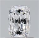 Natural Diamond 0.50 Carats, Cushion with  Cut, D Color, VS2 Clarity and Certified by GIA