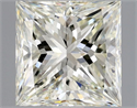 Natural Diamond 1.70 Carats, Princess with  Cut, L Color, VVS2 Clarity and Certified by GIA