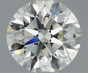 Picture of Natural Diamond 1.50 Carats, Round with Excellent Cut, I Color, IF Clarity and Certified by GIA