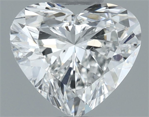 Picture of Natural Diamond 0.60 Carats, Heart with  Cut, G Color, SI1 Clarity and Certified by GIA