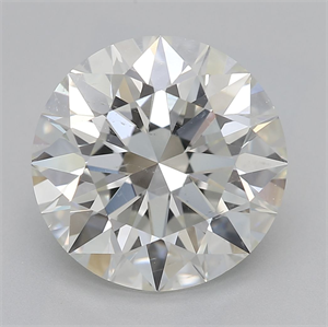 Picture of Natural Diamond 3.01 Carats, Round with Excellent Cut, I Color, SI1 Clarity and Certified by GIA