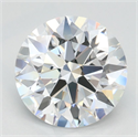 Del inventario de diamantes de laboratorio, 2.06 quilates, Redondo , Color D, claridad IF y certificado IGI