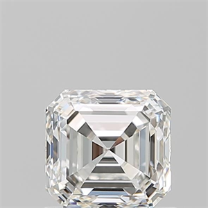 Picture of Natural Diamond 0.90 Carats, Asscher with  Cut, G Color, VVS2 Clarity and Certified by GIA
