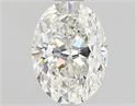 Diamante Natural 0.80 quilates, Ovalado , Color H, claridad VVS1 y certificado GIA