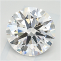 Lab Grown Diamond 3.07 Carats, Round with Ideal Cut, D Color, IF Clarity and Certified by IGI