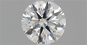 Picture of Natural Diamond 0.42 Carats, Round with Excellent Cut, G Color, IF Clarity and Certified by GIA