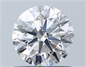 Diamante Natural 0.74 quilates, Redondo , Color D, claridad SI1 y certificado GIA