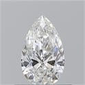 Natural Diamond 0.50 Carats, Pear with  Cut, G Color, IF Clarity and Certified by GIA