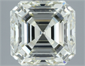 Natural Diamond 3.06 Carats, Asscher with  Cut, L Color, VS2 Clarity and Certified by IGI