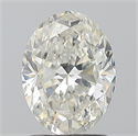 Natural Diamond 1.50 Carats, Oval with  Cut, I Color, SI1 Clarity and Certified by GIA