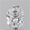 Natural Diamond 0.72 Carats, Oval with  Cut, E Color, VVS2 Clarity and Certified by GIA