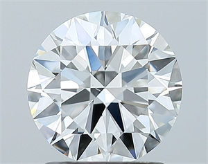 Picture of Natural Diamond 1.50 Carats, Round with Excellent Cut, G Color, VS2 Clarity and Certified by GIA