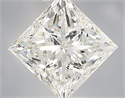 Natural Diamond 0.75 Carats, Princess with  Cut, F Color, VVS2 Clarity and Certified by IGI