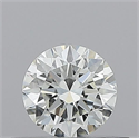 Natural Diamond 0.40 Carats, Round with Excellent Cut, H Color, VS2 Clarity and Certified by GIA