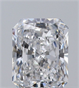 Natural Diamond 0.30 Carats, Radiant with  Cut, E Color, VS1 Clarity and Certified by GIA
