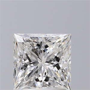 Foto Diamante Natural 2.50 quilates, Princesa , Color F, claridad VS2 y certificado GIA de