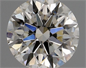 Natural Diamond 0.42 Carats, Round with Excellent Cut, H Color, VVS2 Clarity and Certified by GIA