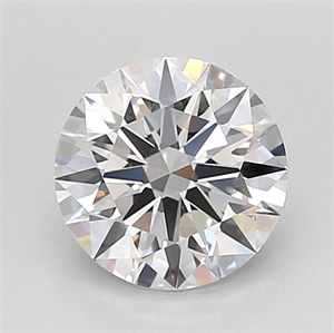 Picture of Lab Grown Diamond 1.41 Carats, Round with Ideal Cut, D Color, VVS1 Clarity and Certified by IGI