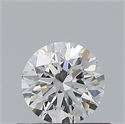 Diamante Natural 0.50 quilates, Redondo , Color D, claridad VVS2 y certificado GIA