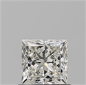 Natural Diamond 0.70 Carats, Princess with  Cut, K Color, VS1 Clarity and Certified by GIA