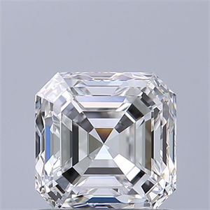 Picture of Natural Diamond 0.91 Carats, Asscher with  Cut, D Color, VVS1 Clarity and Certified by GIA